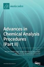 Advances in Chemical Analysis Procedures (Part II): Statistical and Chemometric Approaches