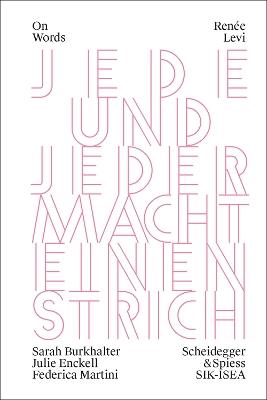 Renée Levi: Everyone draws a line - cover