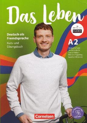 Das Leben: Kurs- und  Ubungsbuch A2 inkl. Audios, Videos, Texten und  Ubunge - cover