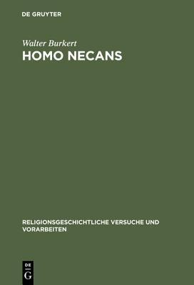 Homo Necans - Walter Burkert - cover