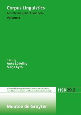 Corpus Linguistics. Volume 2 - cover