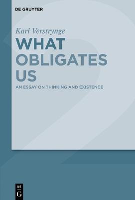 An Essay on Thinking and Existence - Karl Verstrynge - cover