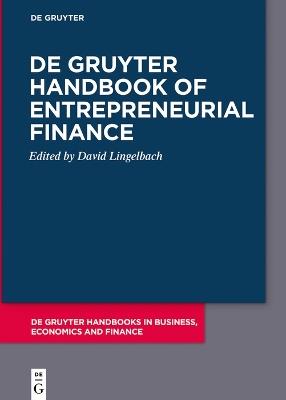 De Gruyter Handbook of Entrepreneurial Finance - cover