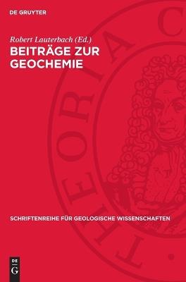 Beiträge Zur Geochemie - cover