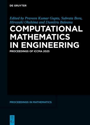 Computational Mathematics in Engineering: Proceedings of ICCMA 2025 - cover