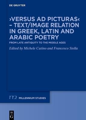 ›Versus ad picturas‹ – Text/Image Relation in Greek, Latin and Arabic Poetry: From Late Antiquity to the Middle Ages - cover