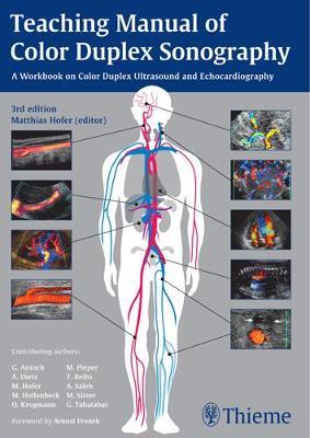 Teaching Manual of Color Duplex Sonography - Matthias Hofer,MEDIDAK Publishing GmbH - cover