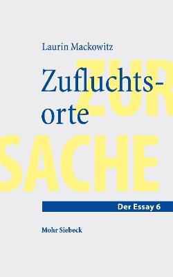 Zufluchtsorte - Laurin Mackowitz - cover