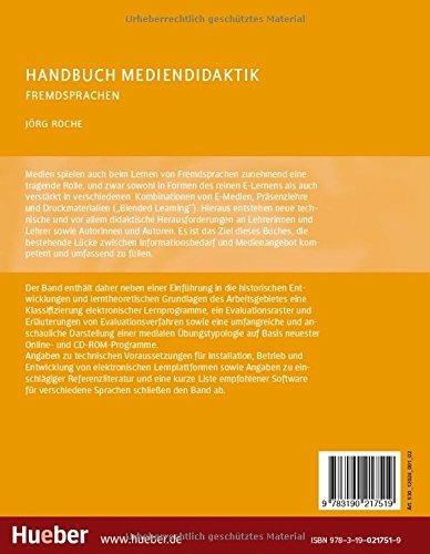 Handbuch Mediendidaktik Fremdsprachen - Jörg Roche - 2