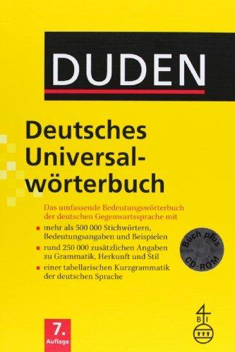 Deutsches universalwörterbuch. Con CD-ROM - Duden - copertina