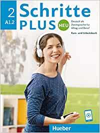 Schritte Plus Neu - sechsbandige Ausgabe: Kursbuch + Arbeitsbuch A1.2 + CD zum - cover