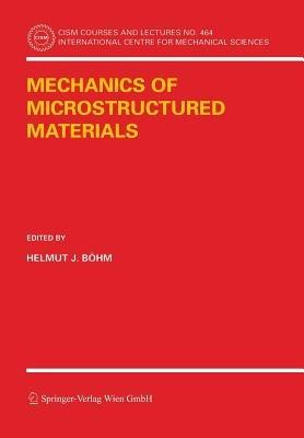 Mechanics of Microstructured Materials - cover