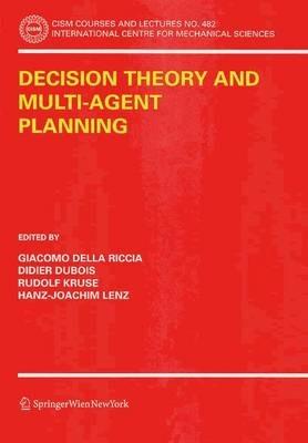 Decision Theory and Multi-Agent Planning - cover