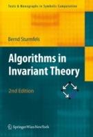 Algorithms in Invariant Theory - Bernd Sturmfels - cover