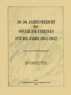 49.–50. Jahresbericht des Sonnblick-Vereines für die Jahre 1951–1952 - cover
