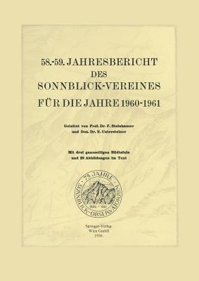 58.–59. Jahresbericht des Sonnblick-Vereines für die Jahre 1960–1961 - cover