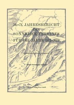 70.–71. Jahresbericht des Sonnblick-Vereines für die Jahre 1972–1973 - cover