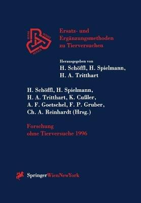 Forschung ohne Tierversuche 1996 - cover
