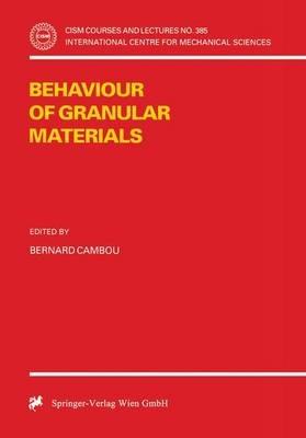 Behaviour of Granular Materials - cover