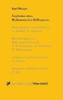 Karl Menger: Ergebnisse Eines Mathematischen Kolloquiums - Egbert Dierker,Karl Sigmund - cover
