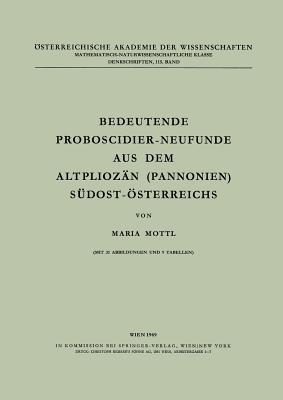 Bedeutende Proboscidier-Neufunde aus dem Altpliozän (Pannonien) Südost-Österreichs - Maria Mottl - cover