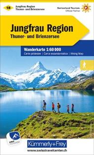 Jungfrau Region Hiking Map: 1:60 000