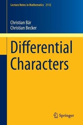 Differential Characters - Christian Bär,Christian Becker - cover