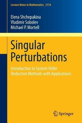 Singular Perturbations: Introduction to System Order Reduction Methods with Applications - Elena Shchepakina,Vladimir Sobolev,Michael P. Mortell - cover