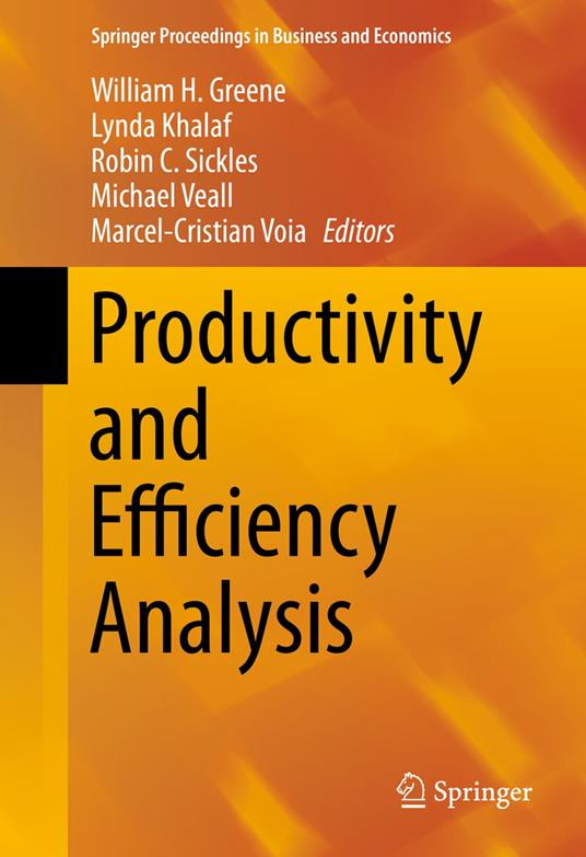 Productivity and Efficiency Analysis