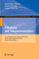 E-Business and Telecommunications: 11th International Joint Conference, ICETE 2014, Vienna, Austria, August 28-30, 2014, Revised Selected Papers - cover