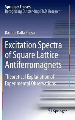 Excitation Spectra of Square Lattice Antiferromagnets: Theoretical Explanation of Experimental Observations - Bastien Dalla Piazza - cover