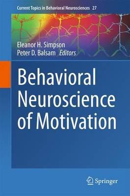 Behavioral Neuroscience of Motivation - cover