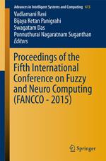 Proceedings of the Fifth International Conference on Fuzzy and Neuro Computing (FANCCO - 2015)