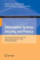 Information Systems Security and Privacy: First International Conference, ICISSP 2015, Angers, France, February 9-11, 2015, Revised Selected Papers