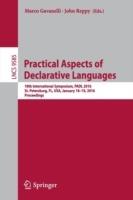 Practical Aspects of Declarative Languages: 18th International Symposium, PADL 2016, St. Petersburg, FL, USA, January 18-19, 2016. Proceedings - cover