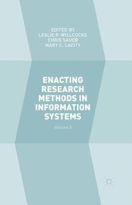 Enacting Research Methods in Information Systems: Volume 3 - cover