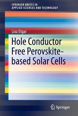 Hole Conductor Free Perovskite-based Solar Cells - Lioz Etgar - cover