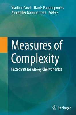 Measures of Complexity: Festschrift for Alexey Chervonenkis - cover