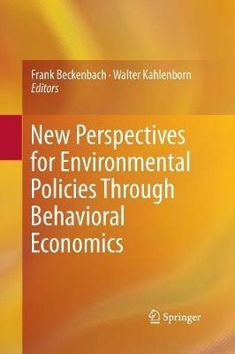 New Perspectives for Environmental Policies Through Behavioral Economics - cover