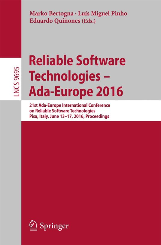 Reliable Software Technologies – Ada-Europe 2016