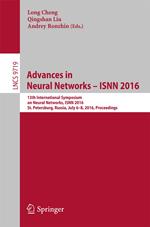 Advances in Neural Networks – ISNN 2016