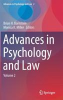 Advances in Psychology and Law: Volume 2 - cover
