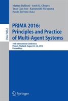 PRIMA 2016: Principles and Practice of Multi-Agent Systems: 19th International Conference, Phuket, Thailand, August 22-26, 2016, Proceedings - cover