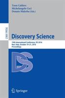 Discovery Science: 19th International Conference, DS 2016, Bari, Italy, October 19–21, 2016, Proceedings - cover