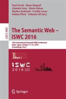 The Semantic Web – ISWC 2016: 15th International Semantic Web Conference, Kobe, Japan, October 17–21, 2016, Proceedings, Part I - cover
