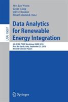 Data Analytics for Renewable Energy Integration: 4th ECML PKDD Workshop, DARE 2016, Riva del Garda, Italy, September 23, 2016, Revised Selected Papers - cover
