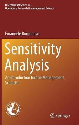 Sensitivity Analysis: An Introduction for the Management Scientist - Emanuele Borgonovo - cover