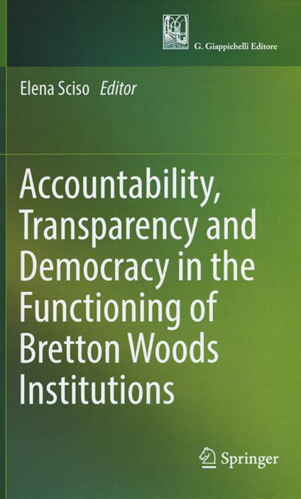 Accountability, transparency and democracy in the functioning of Bretton Woods Institutions - copertina
