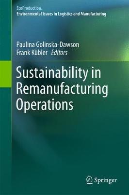 Sustainability in Remanufacturing Operations - cover
