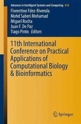11th International Conference on Practical Applications of Computational Biology & Bioinformatics - cover